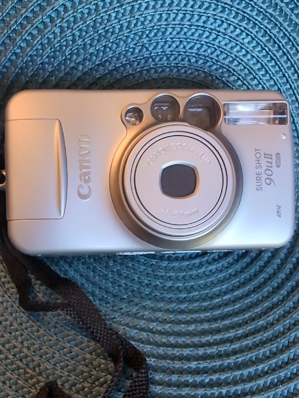 Canon Sure Shot 90u II Silver Compact Point-and-Shoot Camera